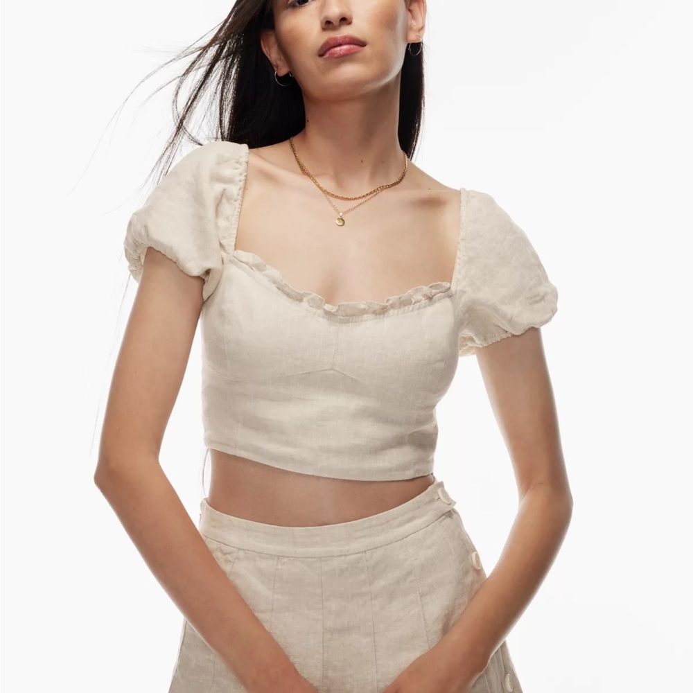 Aritzia Wilfred Wander Linen Top - RARE/SOLD OUT
